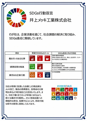 SDGs行動宣言